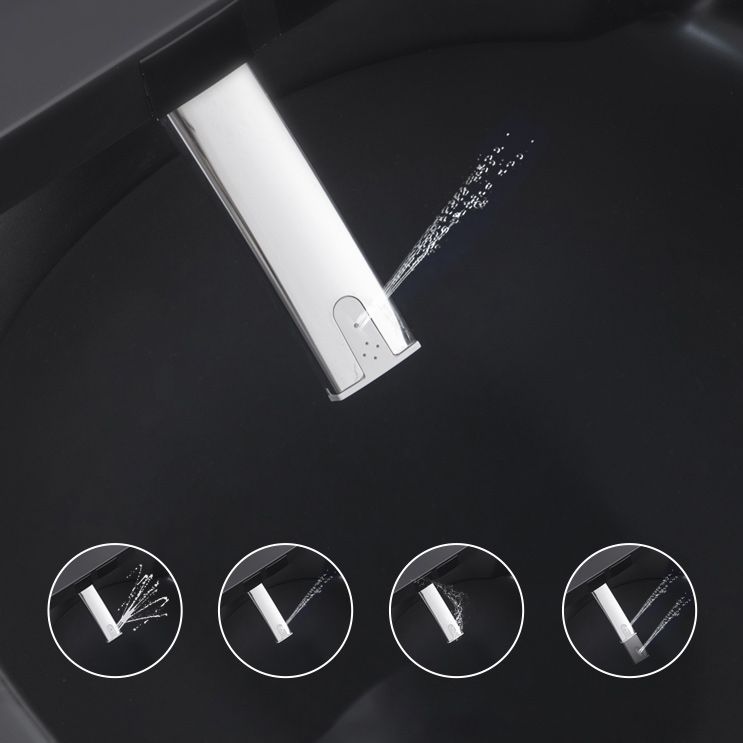 Contemporary White/black/ Gray Electronic Toilet Elongated Wall Hung Toilet Set Clearhalo 'Bathroom Remodel & Bathroom Fixtures' 'Bidets' 'Home Improvement' 'home_improvement' 'home_improvement_bidets' 'Toilets & Bidets' 1200x1200_9d01c8fb-2f0f-44d3-8f5c-27c122399d97