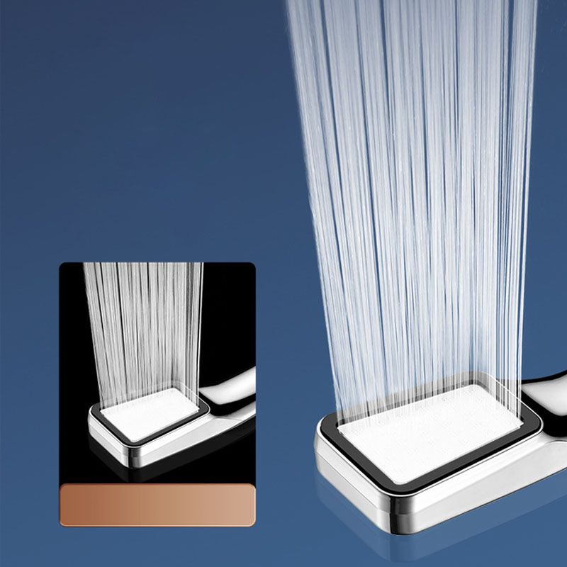 Traditional Hand Shower Metal Handheld Shower Head with Square Shape Clearhalo 'Bathroom Remodel & Bathroom Fixtures' 'Home Improvement' 'home_improvement' 'home_improvement_shower_heads' 'Shower Heads' 'shower_heads' 'Showers & Bathtubs Plumbing' 'Showers & Bathtubs' 1200x1200_9d043464-7404-4c9c-8c1f-6408c2aa8317