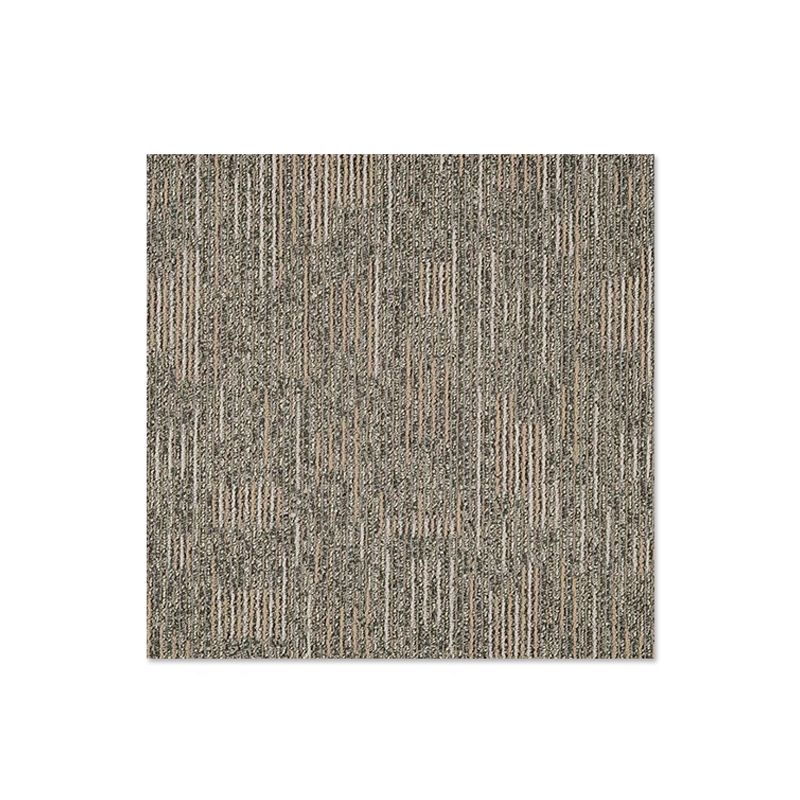 Carpet Tile Fade Resistant Non-Skid Striped Loose Lay Carpet Tile Living Room Clearhalo 'Carpet Tiles & Carpet Squares' 'carpet_tiles_carpet_squares' 'Flooring 'Home Improvement' 'home_improvement' 'home_improvement_carpet_tiles_carpet_squares' Walls and Ceiling' 1200x1200_9d169a29-fd81-4ff1-9331-a487a8bdbc97