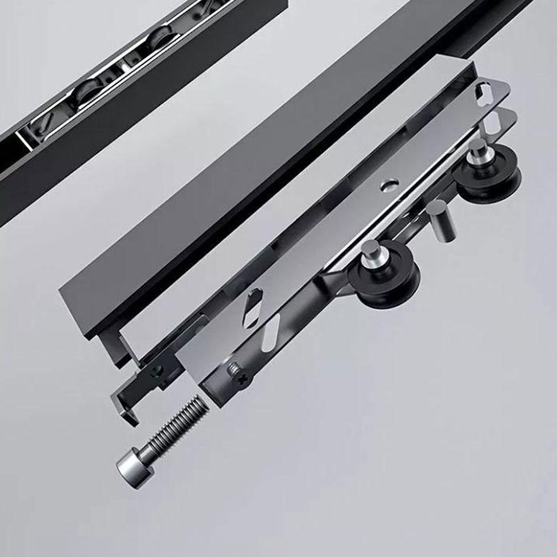 Tempered Shower Bath Door Transparent Metal Framed Sliding Shower Door Clearhalo 'Bathroom Remodel & Bathroom Fixtures' 'Home Improvement' 'home_improvement' 'home_improvement_shower_tub_doors' 'Shower and Tub Doors' 'shower_tub_doors' 'Showers & Bathtubs' 1200x1200_9d2a61d9-a13a-4674-a9b5-f01c4ba3568d