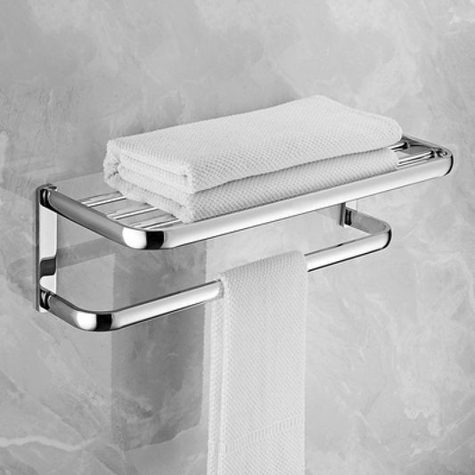 Modern Stainless Steel Bath Hardware Set Towel Bar Bath Shelf Bathroom Accessory Kit Clearhalo 'Bathroom Hardware Sets' 'Bathroom Hardware' 'Bathroom Remodel & Bathroom Fixtures' 'bathroom_hardware_sets' 'Home Improvement' 'home_improvement' 'home_improvement_bathroom_hardware_sets' 1200x1200_9d2bae35-a801-4dc7-8ff8-8ae701e4c38e