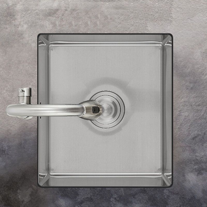 Contemporary Style Kitchen Sink Stainless Steel Kitchen Sink with Drain Assembly Clearhalo 'Home Improvement' 'home_improvement' 'home_improvement_kitchen_sinks' 'Kitchen Remodel & Kitchen Fixtures' 'Kitchen Sinks & Faucet Components' 'Kitchen Sinks' 'kitchen_sinks' 1200x1200_9d5c2ca5-125f-4c17-b53e-76eb345e3301