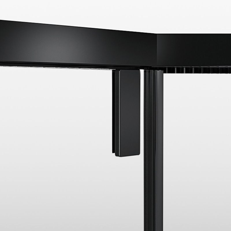 Tempered Shower Bath Door Transparent Metal Framed Shower Door Clearhalo 'Bathroom Remodel & Bathroom Fixtures' 'Home Improvement' 'home_improvement' 'home_improvement_shower_tub_doors' 'Shower and Tub Doors' 'shower_tub_doors' 'Showers & Bathtubs' 1200x1200_9d841414-a2b3-4373-a0f3-99607ac7c5e4