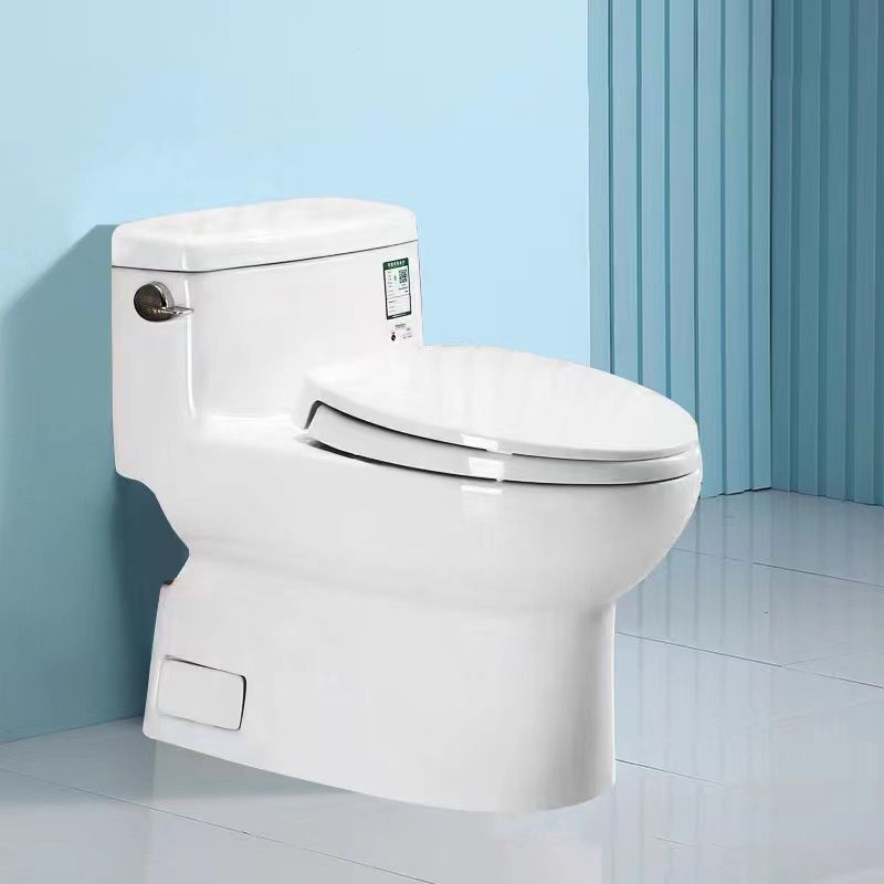 Porcelain Siphon Jet Toilet Floor Mounted One Piece Toilet Urine Toilet Clearhalo 'Bathroom Remodel & Bathroom Fixtures' 'Home Improvement' 'home_improvement' 'home_improvement_toilets' 'Toilets & Bidets' 'Toilets' 1200x1200_9d96b4b1-065e-47e4-a790-8176ed7356c9