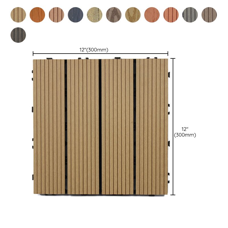 Classical Flooring Tile Interlocking Composite Outdoor Flooring Flooring Tile Clearhalo 'Home Improvement' 'home_improvement' 'home_improvement_outdoor_deck_tiles_planks' 'Outdoor Deck Tiles & Planks' 'Outdoor Flooring & Tile' 'Outdoor Remodel' 'outdoor_deck_tiles_planks' 1200x1200_9db201dc-22d4-4f68-872e-23c6ee2c2125