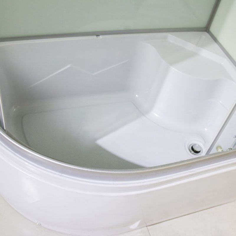 Double Sliding Tub & Shower Kit Home Tempered Glass Tub & Shower Kit Clearhalo 'Bathroom Remodel & Bathroom Fixtures' 'Home Improvement' 'home_improvement' 'home_improvement_shower_stalls_enclosures' 'Shower Stalls & Enclosures' 'shower_stalls_enclosures' 'Showers & Bathtubs' 1200x1200_9dc60d3d-24af-4bca-b563-de16c07dda4e
