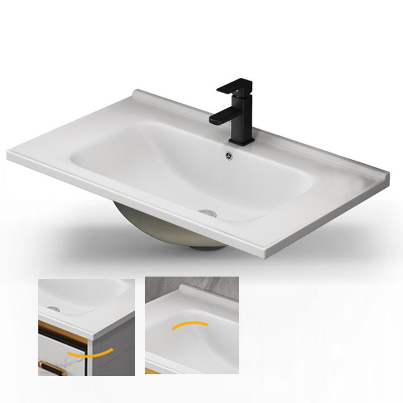 Single Sink Bathroom Vanity Rectangle Grey Wall Mount Bath Vanity Set with Mirror Clearhalo 'Bathroom Remodel & Bathroom Fixtures' 'Bathroom Vanities' 'bathroom_vanities' 'Home Improvement' 'home_improvement' 'home_improvement_bathroom_vanities' 1200x1200_9dd28da0-3c70-487e-938c-d6155ad134b5