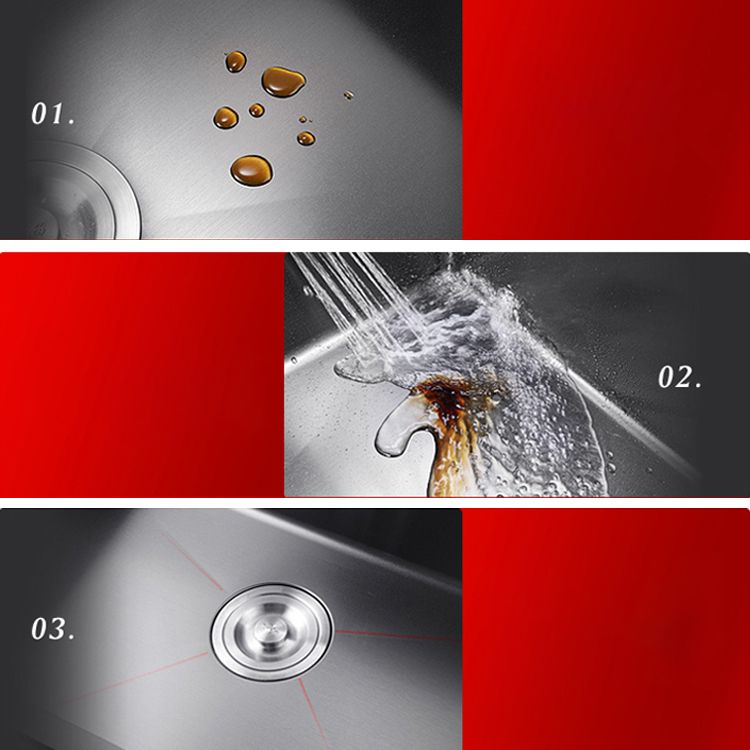 Modern Style Kitchen Sink Stainless Steel Rectangle Dirt Resistant Drop-In Kitchen Sink Clearhalo 'Home Improvement' 'home_improvement' 'home_improvement_kitchen_sinks' 'Kitchen Remodel & Kitchen Fixtures' 'Kitchen Sinks & Faucet Components' 'Kitchen Sinks' 'kitchen_sinks' 1200x1200_9dd41820-6e17-4060-b27f-7bf108d5f6d9