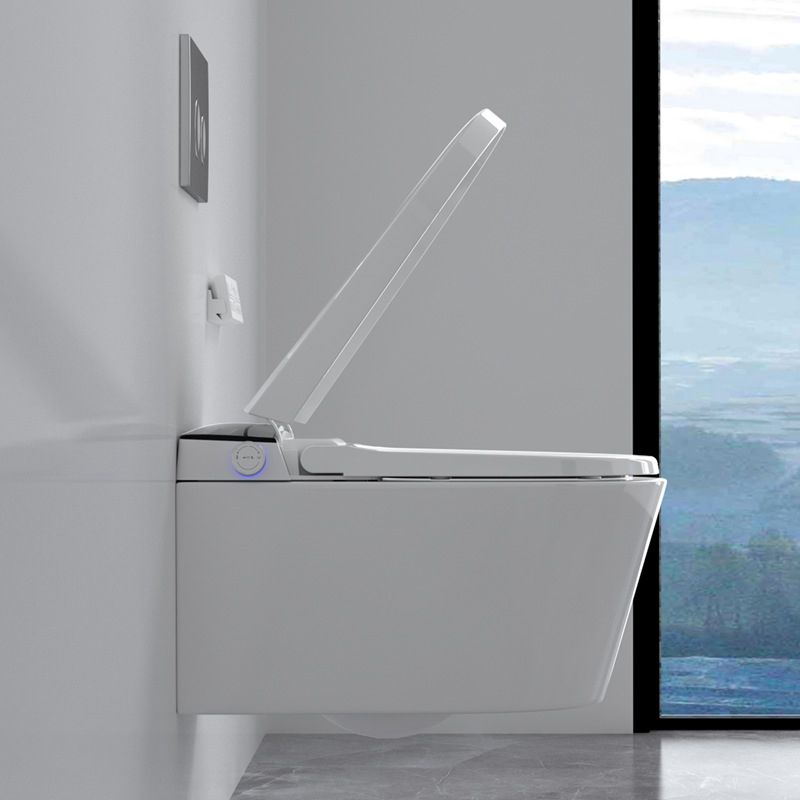 Contemporary Wall Hung Flush Toilet Heated Seat Included Urine Toilet for Bathroom Clearhalo 'Bathroom Remodel & Bathroom Fixtures' 'Home Improvement' 'home_improvement' 'home_improvement_toilets' 'Toilets & Bidets' 'Toilets' 1200x1200_9ddb23af-3e0b-423a-b495-0b8d9efd4058