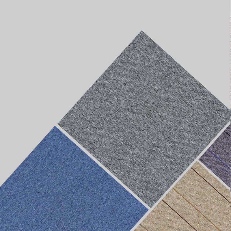 Carpet Tile Fade Resistant Non-Skid Solid Color Loose Lay Carpet Tile Bedroom Clearhalo 'Carpet Tiles & Carpet Squares' 'carpet_tiles_carpet_squares' 'Flooring 'Home Improvement' 'home_improvement' 'home_improvement_carpet_tiles_carpet_squares' Walls and Ceiling' 1200x1200_9de05e7c-29c1-43f4-ac94-0e2130fc5032