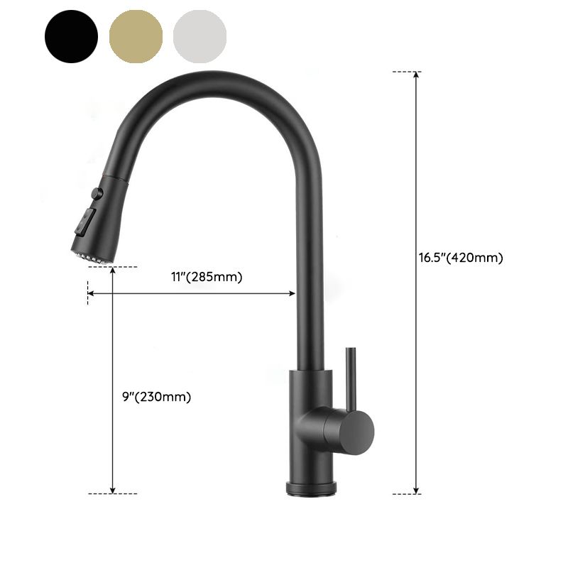 Modern Kitchen Sink Faucet Swivel Spout High Arch Touch Sensor with Pull down Sprayer Clearhalo 'Home Improvement' 'home_improvement' 'home_improvement_kitchen_faucets' 'Kitchen Faucets' 'Kitchen Remodel & Kitchen Fixtures' 'Kitchen Sinks & Faucet Components' 'kitchen_faucets' 1200x1200_9e3b9c9d-e912-4093-ab53-4843af781975