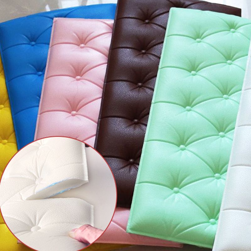 Upholstered Wall Panel Modern Minimalist Home Living Room Bedroom Wall Plate (4-pack) Clearhalo 'Flooring 'Home Improvement' 'home_improvement' 'home_improvement_wall_paneling' 'Wall Paneling' 'wall_paneling' 'Walls & Ceilings' Walls and Ceiling' 1200x1200_9e403cbc-8583-456f-811b-1ce7b7e285f9