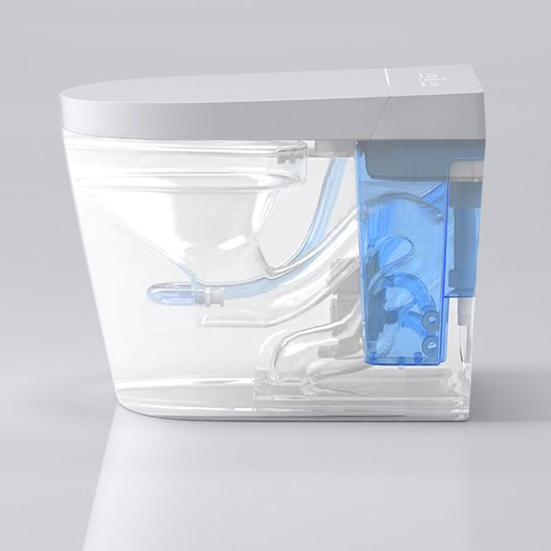 White Elongated Floor Mount Bidet Heated Seat Floor Standing Bidet Clearhalo 'Bathroom Remodel & Bathroom Fixtures' 'Bidets' 'Home Improvement' 'home_improvement' 'home_improvement_bidets' 'Toilets & Bidets' 1200x1200_9e44b2b1-005e-432d-a29e-d22edd2cb2d3