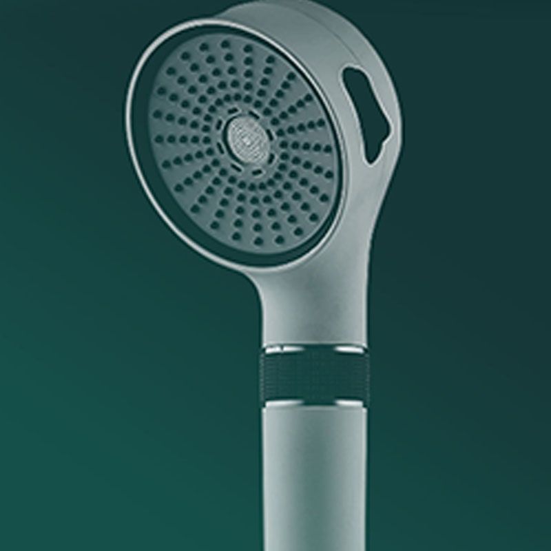 Shower Head 3-Setting Modern Round Plastic Water Filtration Handheld Shower Head Clearhalo 'Bathroom Remodel & Bathroom Fixtures' 'Home Improvement' 'home_improvement' 'home_improvement_shower_heads' 'Shower Heads' 'shower_heads' 'Showers & Bathtubs Plumbing' 'Showers & Bathtubs' 1200x1200_9e69880a-3bed-4e63-92a6-9328b0f591ef