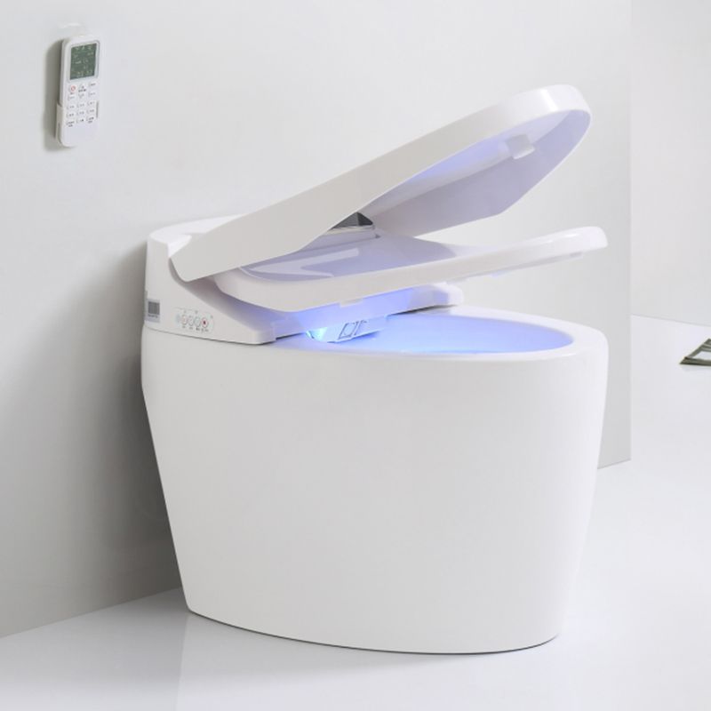 Contemporary Floor Standing Bidet in White Elongated Toilet Clearhalo 'Bathroom Remodel & Bathroom Fixtures' 'Bidets' 'Home Improvement' 'home_improvement' 'home_improvement_bidets' 'Toilets & Bidets' 1200x1200_9e6d30a3-9605-498f-94da-f4812b1746e7