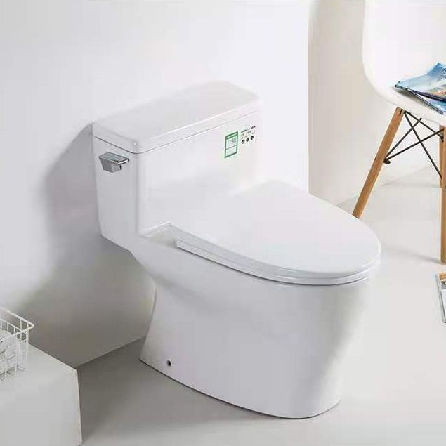 Modern Ceramic Siphon Jet Toilet Bowl Floor Mount Flush Toilet with Toilet Seat Clearhalo 'Bathroom Remodel & Bathroom Fixtures' 'Home Improvement' 'home_improvement' 'home_improvement_toilets' 'Toilets & Bidets' 'Toilets' 1200x1200_9e86a45d-06ab-49bf-853d-f6ee32ecbc86
