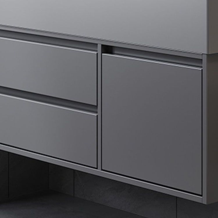 Grey Modern Wood Wall Mounted Standard Bathroom Vanity Set with Sink Clearhalo 'Bathroom Remodel & Bathroom Fixtures' 'Bathroom Vanities' 'bathroom_vanities' 'Home Improvement' 'home_improvement' 'home_improvement_bathroom_vanities' 1200x1200_9e8983ad-8194-4f33-ab78-29dcc3706bba