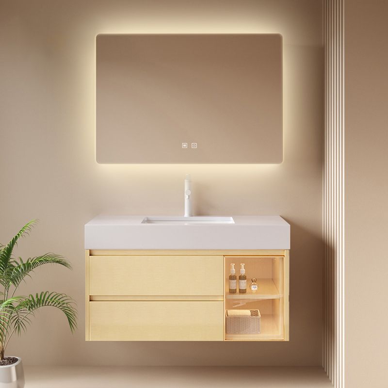 Contemporary Wood Sink Cabinet Bathroom Vanity Cabinet with Storage Clearhalo 'Bathroom Remodel & Bathroom Fixtures' 'Bathroom Vanities' 'bathroom_vanities' 'Home Improvement' 'home_improvement' 'home_improvement_bathroom_vanities' 1200x1200_9ea393ec-a022-4271-9648-468aa61871a8
