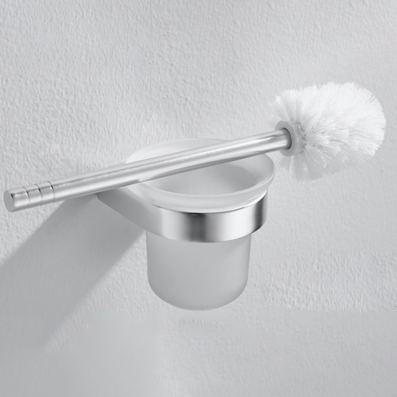 Silver Metal Bathroom Hardware Set 4 - Piece Bath Hardware Set Clearhalo 'Bathroom Hardware Sets' 'Bathroom Hardware' 'Bathroom Remodel & Bathroom Fixtures' 'bathroom_hardware_sets' 'Home Improvement' 'home_improvement' 'home_improvement_bathroom_hardware_sets' 1200x1200_9ea5bd6d-3e66-4ce1-8422-b7ba30227729