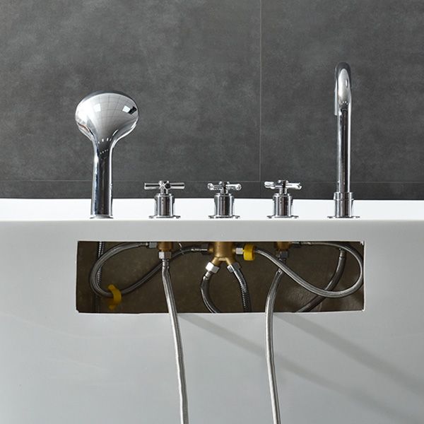 Antique Finish Modern Soaking Bathtub Stand Alone Oval Bath Tub Clearhalo 'Bathroom Remodel & Bathroom Fixtures' 'Bathtubs' 'Home Improvement' 'home_improvement' 'home_improvement_bathtubs' 'Showers & Bathtubs' 1200x1200_9ebaf01f-991e-455a-8361-c4ee6d30529e