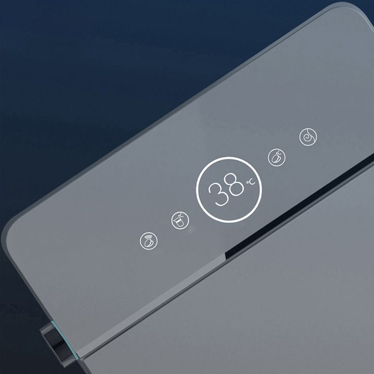 Modern Siphon Jet One Piece Toilet Bowl Heated Seat White Urine Toilet with Toilet Seat Clearhalo 'Bathroom Remodel & Bathroom Fixtures' 'Home Improvement' 'home_improvement' 'home_improvement_toilets' 'Toilets & Bidets' 'Toilets' 1200x1200_9ed8ba7c-d445-45f2-9f18-7902cb35a666