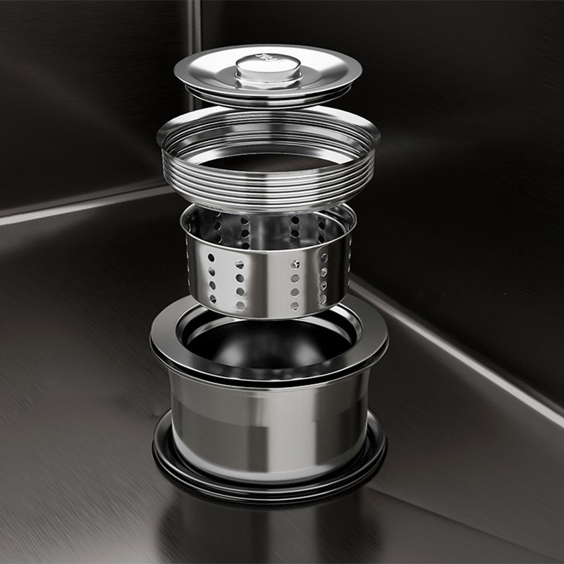 Contemporary Sink Set Stainless Steel Friction Resistant Sink Set for Kitchen Clearhalo 'Home Improvement' 'home_improvement' 'home_improvement_kitchen_sinks' 'Kitchen Remodel & Kitchen Fixtures' 'Kitchen Sinks & Faucet Components' 'Kitchen Sinks' 'kitchen_sinks' 1200x1200_9f00f941-b6f5-4d4a-9705-3de9ec3ffc8f