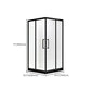 Double Sliding Shower Kit Home Corner Framed Tempered Glass Shower Kit Clearhalo 'Bathroom Remodel & Bathroom Fixtures' 'Home Improvement' 'home_improvement' 'home_improvement_shower_stalls_enclosures' 'Shower Stalls & Enclosures' 'shower_stalls_enclosures' 'Showers & Bathtubs' 1200x1200_9f0193cb-b1e1-46c3-8eb4-977ce83d795e