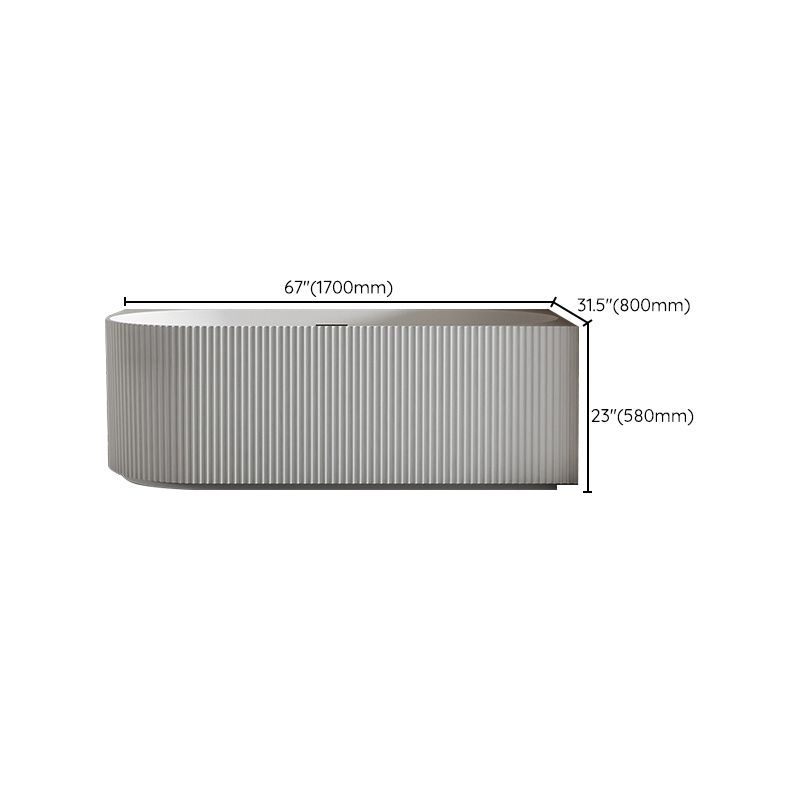 Back to Wall Soaking Bathtub Modern Acrylic Antique Finish Bath Tub Clearhalo 'Bathroom Remodel & Bathroom Fixtures' 'Bathtubs' 'Home Improvement' 'home_improvement' 'home_improvement_bathtubs' 'Showers & Bathtubs' 1200x1200_9f0ac2d4-4a90-4e1d-ae81-ed6b53610732