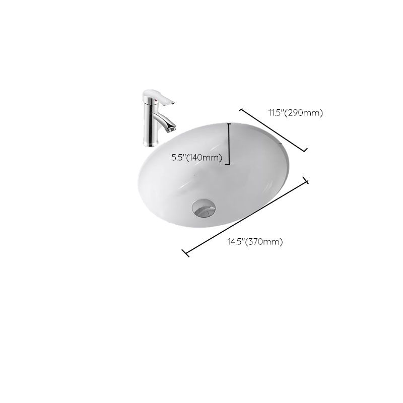 Bathroom Sink Ceramic White Round Anti-spill Sink with Faucet Clearhalo 'Bathroom Remodel & Bathroom Fixtures' 'Bathroom Sinks & Faucet Components' 'Bathroom Sinks' 'bathroom_sink' 'Home Improvement' 'home_improvement' 'home_improvement_bathroom_sink' 1200x1200_9f1b45c0-56d2-4b49-82fb-6e6c475f745d