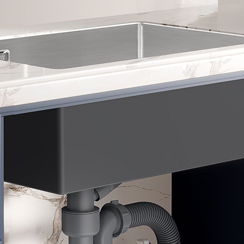 Kitchen Sink Stainless Steel Overflow Hole Design Kitchen Sink with Faucet Clearhalo 'Home Improvement' 'home_improvement' 'home_improvement_kitchen_sinks' 'Kitchen Remodel & Kitchen Fixtures' 'Kitchen Sinks & Faucet Components' 'Kitchen Sinks' 'kitchen_sinks' 1200x1200_9f42ddd0-13de-401e-8626-88a711f856f8