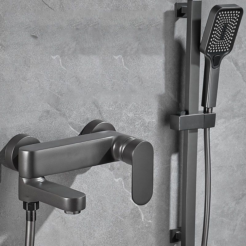 Modern Bathtub Faucet Brass Handheld Shower Head Bathtub Faucet Clearhalo 'Bathroom Remodel & Bathroom Fixtures' 'Bathtub Faucets' 'bathtub_faucets' 'Home Improvement' 'home_improvement' 'home_improvement_bathtub_faucets' 1200x1200_9f45bee0-24af-42b9-a182-7c8a4278c928