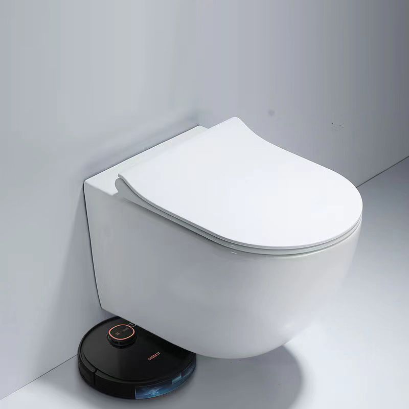 Modern Ceramic White Flush Toilet Wall Hung Urine Toilet with Seat for Bathroom Clearhalo 'Bathroom Remodel & Bathroom Fixtures' 'Home Improvement' 'home_improvement' 'home_improvement_toilets' 'Toilets & Bidets' 'Toilets' 1200x1200_9f49b653-4a5c-4cfa-936a-bc32793f9103