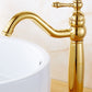 Glam Vessel Faucet Swivel Spout Lever Handle Bathroom Vessel Faucet Clearhalo 'Bathroom Remodel & Bathroom Fixtures' 'Bathroom Sink Faucets' 'Bathroom Sinks & Faucet Components' 'bathroom_sink_faucets' 'Home Improvement' 'home_improvement' 'home_improvement_bathroom_sink_faucets' 1200x1200_9f58196e-6d0d-46cd-bba7-85d73ba57f8d