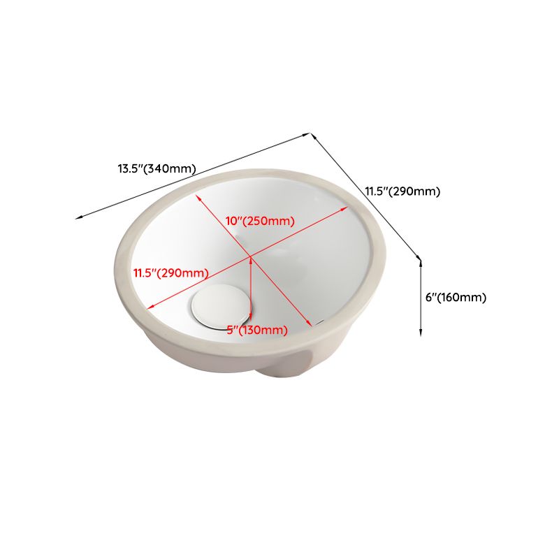 Modern White Undermount Bathroom Sink Porcelain Undermount Bathroom Sink Clearhalo 'Bathroom Remodel & Bathroom Fixtures' 'Bathroom Sinks & Faucet Components' 'Bathroom Sinks' 'bathroom_sink' 'Home Improvement' 'home_improvement' 'home_improvement_bathroom_sink' 1200x1200_9f5df707-dced-4ac6-afe8-ed6304e84be9