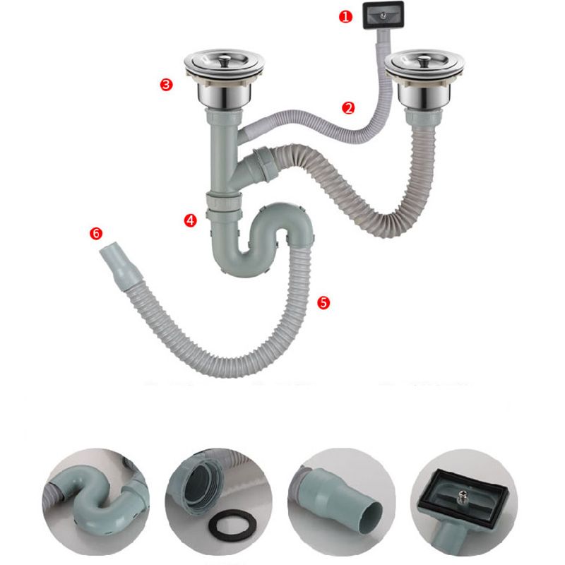 Kitchen Sink Stainless Steel Drop-In Rectangle All-in-one Kitchen Sink Clearhalo 'Home Improvement' 'home_improvement' 'home_improvement_kitchen_sinks' 'Kitchen Remodel & Kitchen Fixtures' 'Kitchen Sinks & Faucet Components' 'Kitchen Sinks' 'kitchen_sinks' 1200x1200_9f7c4984-25c5-46ed-8d70-21814ac73303