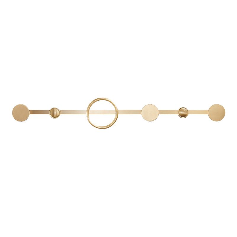 Golden Modern 5-Piece Bathroom Accessory Set Brushed Brass Towel Bar/Paper Holder Clearhalo 'Bathroom Hardware Sets' 'Bathroom Hardware' 'Bathroom Remodel & Bathroom Fixtures' 'bathroom_hardware_sets' 'Home Improvement' 'home_improvement' 'home_improvement_bathroom_hardware_sets' 1200x1200_9f83c766-bc58-487c-833a-61a90c151485
