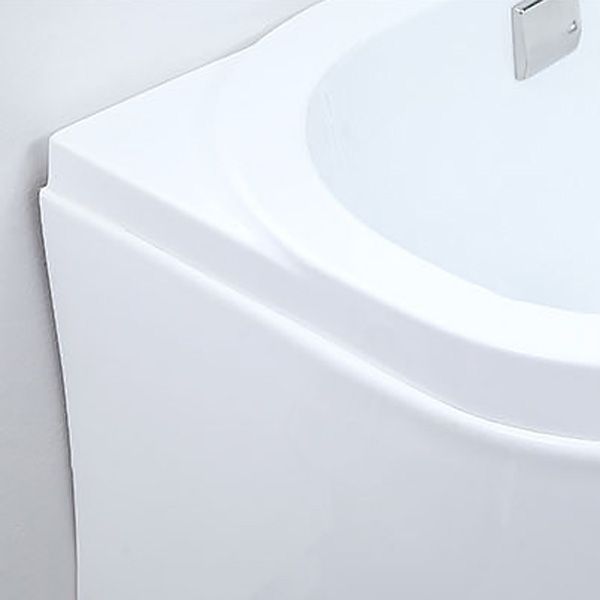 Modern Acrylic Tub Soaking Corner Bathtub in White , 22.83-inch Tall Clearhalo 'Bathroom Remodel & Bathroom Fixtures' 'Bathtubs' 'Home Improvement' 'home_improvement' 'home_improvement_bathtubs' 'Showers & Bathtubs' 1200x1200_9f901cc7-4c9c-409e-a45a-ef6118550a08