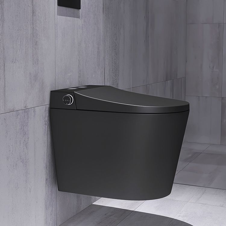Contemporary White/black/ Gray Electronic Toilet Elongated Wall Hung Toilet Set Clearhalo 'Bathroom Remodel & Bathroom Fixtures' 'Bidets' 'Home Improvement' 'home_improvement' 'home_improvement_bidets' 'Toilets & Bidets' 1200x1200_9f91fb3b-efee-4b40-be83-75294fafae83