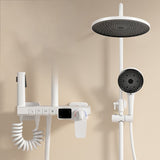 Modern Shower System Slide Bar Included Wall Mounted Shower Set Clearhalo 'Bathroom Remodel & Bathroom Fixtures' 'Home Improvement' 'home_improvement' 'home_improvement_shower_faucets' 'Shower Faucets & Systems' 'shower_faucets' 'Showers & Bathtubs Plumbing' 'Showers & Bathtubs' 1200x1200_9fb6656b-62af-4691-a1de-e8495330df58