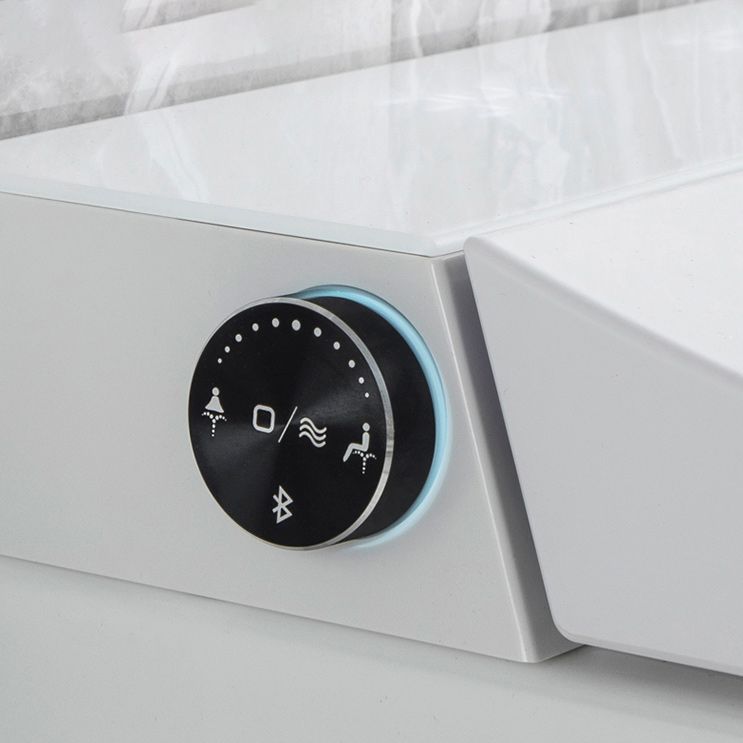 Elongated Wall Hung Toilet Ceramic Smart Toilet with Unlimited Warm Water Clearhalo 'Bathroom Remodel & Bathroom Fixtures' 'Bidets' 'Home Improvement' 'home_improvement' 'home_improvement_bidets' 'Toilets & Bidets' 1200x1200_9ff699c3-b36b-4d9b-b4f1-2e1c365b5e28