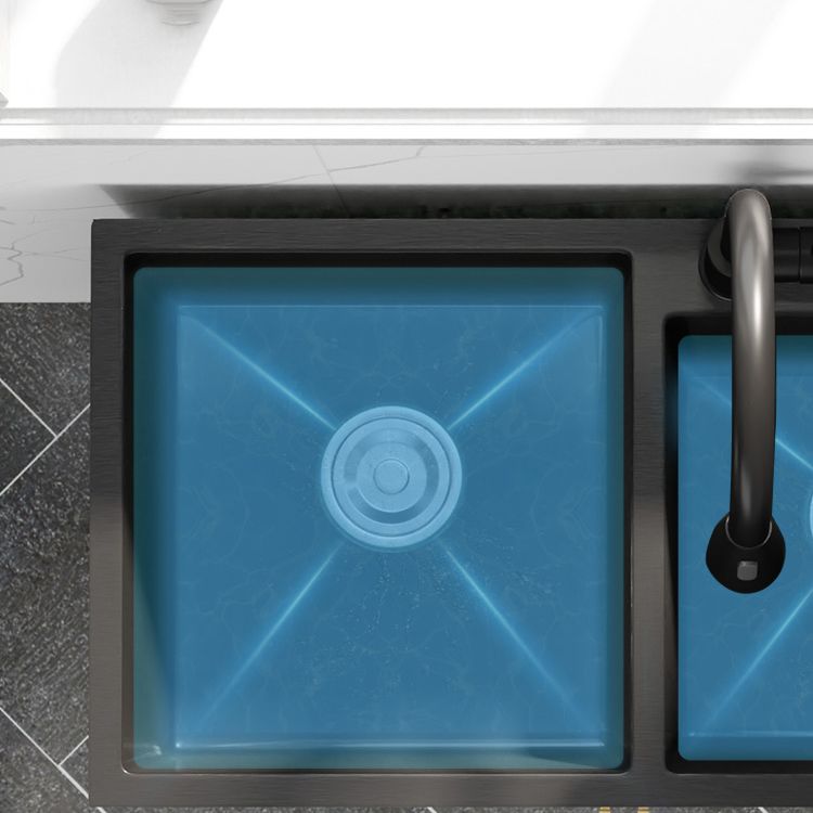 Modern Style Kitchen Sink Stainless Steel All-in-one Kitchen Sink with Drain Strainer Kit Clearhalo 'Home Improvement' 'home_improvement' 'home_improvement_kitchen_sinks' 'Kitchen Remodel & Kitchen Fixtures' 'Kitchen Sinks & Faucet Components' 'Kitchen Sinks' 'kitchen_sinks' 1200x1200_a0186cb0-7081-4b43-850a-5842dc93ead5