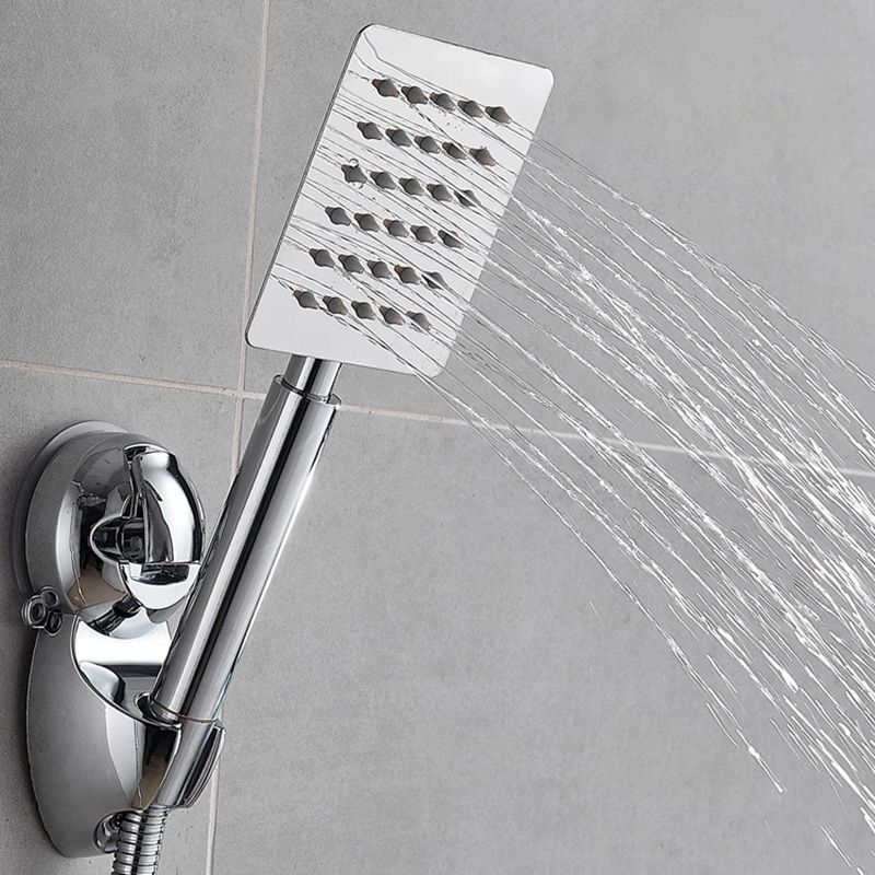Square Metal Dual Shower Heads Modern Shower with Shower Hose Clearhalo 'Bathroom Remodel & Bathroom Fixtures' 'Home Improvement' 'home_improvement' 'home_improvement_shower_heads' 'Shower Heads' 'shower_heads' 'Showers & Bathtubs Plumbing' 'Showers & Bathtubs' 1200x1200_a025a580-6bf0-401d-b9ed-12c71747c580
