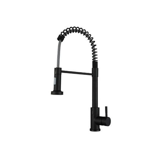 Modern Farmhouse Spring Spout One Handle Kitchen Faucet High Arch Water Filler Clearhalo 'Home Improvement' 'home_improvement' 'home_improvement_kitchen_faucets' 'Kitchen Faucets' 'Kitchen Remodel & Kitchen Fixtures' 'Kitchen Sinks & Faucet Components' 'kitchen_faucets' 1200x1200_a026a862-e401-41fb-8b1f-295d146e6cfc