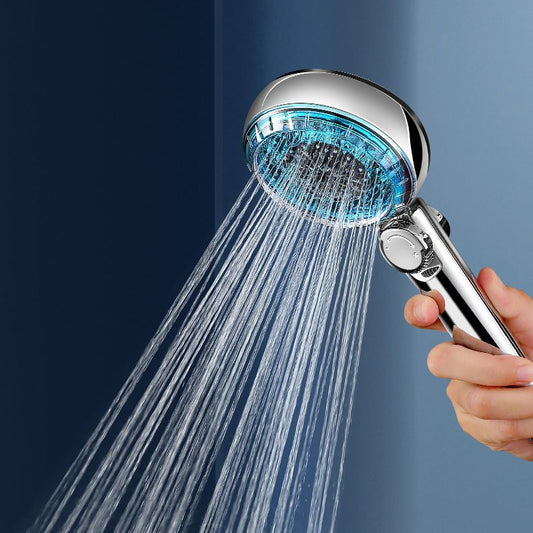 Contemporary Handheld Shower Head Round Filter Ball Spray Head With Digital Display Clearhalo 'Bathroom Remodel & Bathroom Fixtures' 'Home Improvement' 'home_improvement' 'home_improvement_shower_heads' 'Shower Heads' 'shower_heads' 'Showers & Bathtubs Plumbing' 'Showers & Bathtubs' 1200x1200_a03a1c42-d36a-406e-958c-279e2edfa867