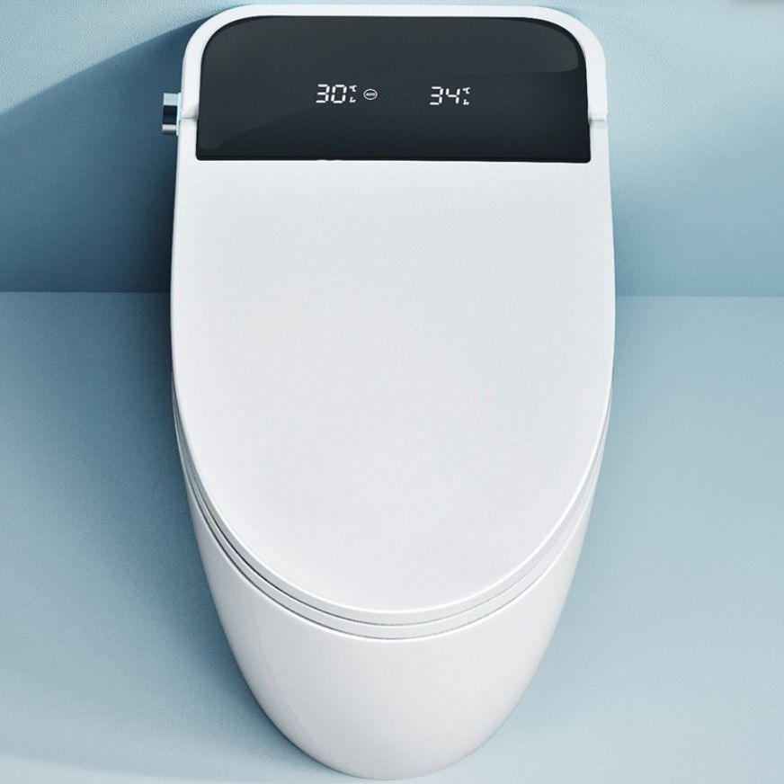 Foot Sensor Contemporary Ceramic White Elongated Smart Toilet Clearhalo 'Bathroom Remodel & Bathroom Fixtures' 'Bidets' 'Home Improvement' 'home_improvement' 'home_improvement_bidets' 'Toilets & Bidets' 1200x1200_a078f147-d260-42bf-a065-3a57ffaf047b