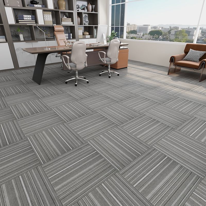 Modern Carpet Tiles Level Loop Glue Down Fade Resistant Carpet Tile Clearhalo 'Carpet Tiles & Carpet Squares' 'carpet_tiles_carpet_squares' 'Flooring 'Home Improvement' 'home_improvement' 'home_improvement_carpet_tiles_carpet_squares' Walls and Ceiling' 1200x1200_a079bd20-056a-4394-af1a-594f06d4859b