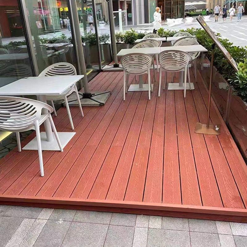 Deck Plank Embossed Snapping Wooden Waterproof Outdoor Floor Board Clearhalo 'Home Improvement' 'home_improvement' 'home_improvement_outdoor_deck_tiles_planks' 'Outdoor Deck Tiles & Planks' 'Outdoor Flooring & Tile' 'Outdoor Remodel' 'outdoor_deck_tiles_planks' 1200x1200_a0b2a05e-6945-4340-95f6-af6c842d7704