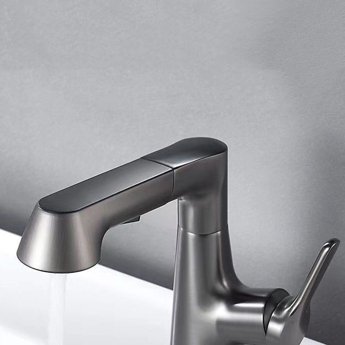 Modern Faucet 1-Handle and 1-Hole Copper with Pull out Sprayer Faucet Clearhalo 'Home Improvement' 'home_improvement' 'home_improvement_kitchen_faucets' 'Kitchen Faucets' 'Kitchen Remodel & Kitchen Fixtures' 'Kitchen Sinks & Faucet Components' 'kitchen_faucets' 1200x1200_a0f0ff51-0f57-43a0-80ee-563efa56b924