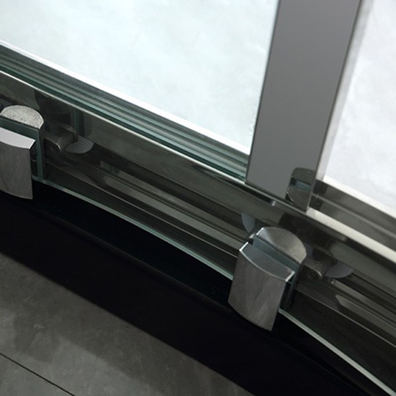 Stainless Steel Shower Stall Clear Tempered Glass Shower Stall Clearhalo 'Bathroom Remodel & Bathroom Fixtures' 'Home Improvement' 'home_improvement' 'home_improvement_shower_stalls_enclosures' 'Shower Stalls & Enclosures' 'shower_stalls_enclosures' 'Showers & Bathtubs' 1200x1200_a0fc9348-b6a9-4532-b5fa-d3faf6677f0c