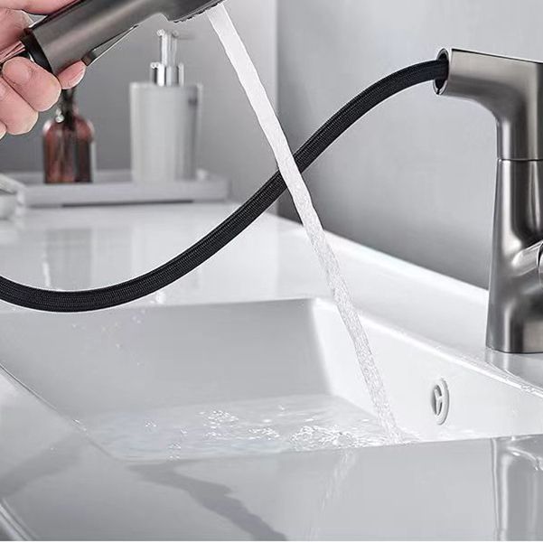 Modern Faucet 1-Handle and 1-Hole Copper with Pull out Sprayer Faucet Clearhalo 'Home Improvement' 'home_improvement' 'home_improvement_kitchen_faucets' 'Kitchen Faucets' 'Kitchen Remodel & Kitchen Fixtures' 'Kitchen Sinks & Faucet Components' 'kitchen_faucets' 1200x1200_a105d5be-781a-4627-99fc-cfc8500e978e